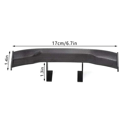 Mini Carbon Fiber Tail Wing - Universal Car & Motorcycle Creative Rear Decoration Accessory