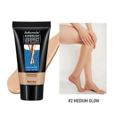 30g Moisturizing Leg & Body Foundation — Liquid Fake Tan Cream for Even Skin Tone and Skin Care