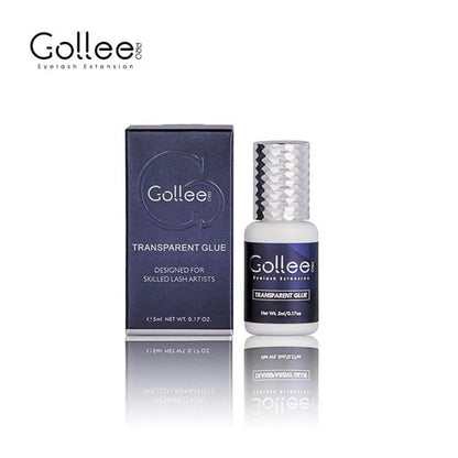Gollee 0.5–1s Fast-Drying Eyelash Extension Glue – No Odor, No Irritation Adhesive for Lash Extensions, Professional Makeup Supplies