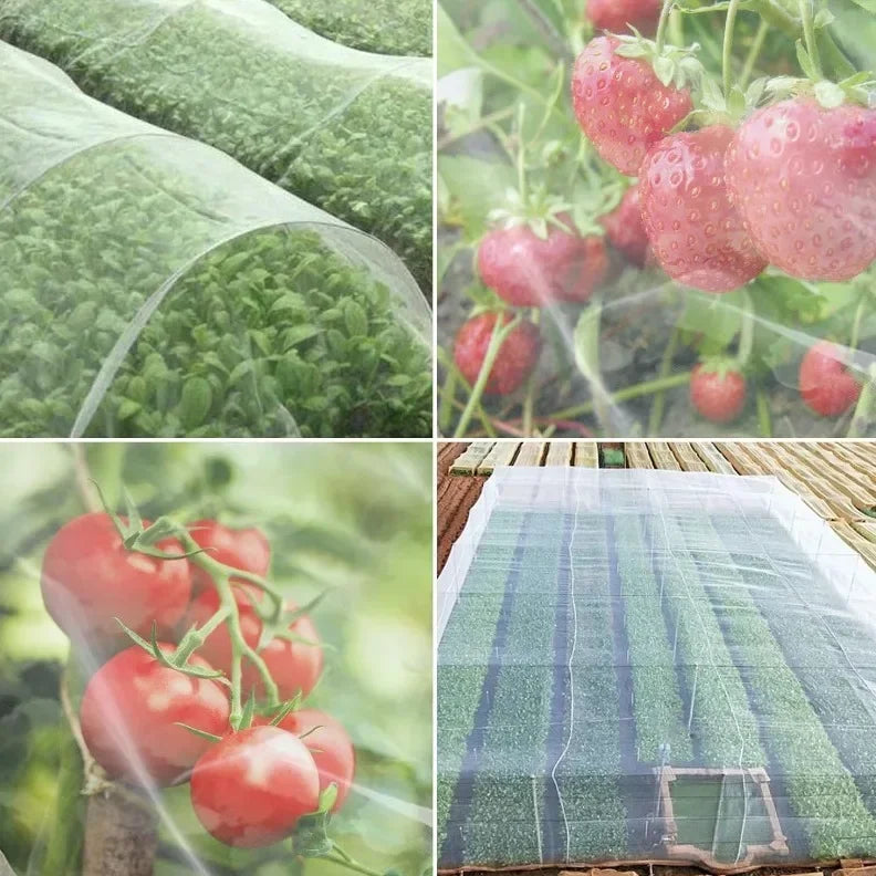 Garden Mesh Screen Barrier – Reusable Protective Cover for Flowers, Crops, Greenhouse, Bird & Insect Protection