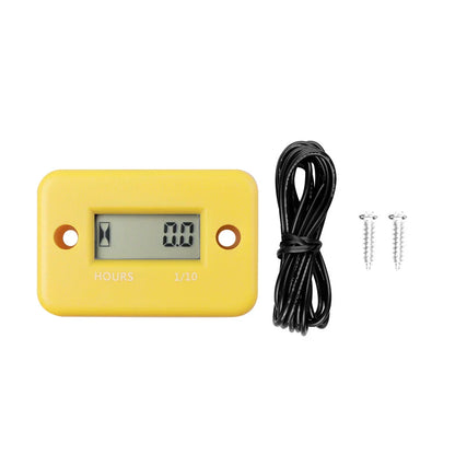 Digital Hour Meter LCD Counter – For ATV, Motorcycle, Snowmobile, Boat & Generator Accessories