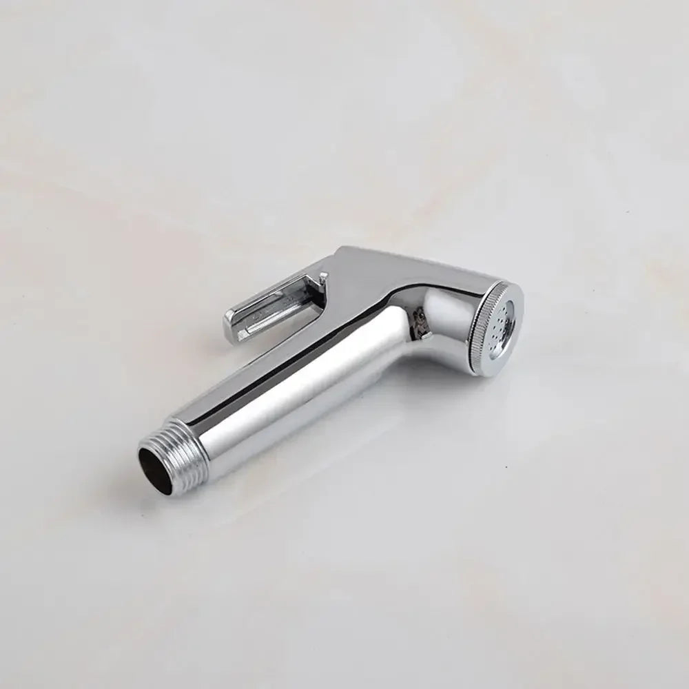 Stainless Steel Handheld Toilet Bidet Sprayer Set – Wall Bracket, Self-Cleaning Hand Bidet Faucet for Bathroom