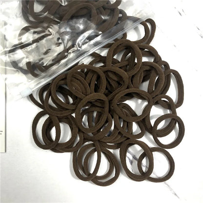 20/50PCS Hair Bands for Women & Girls - 4cm Elastic Rubber Ties, Simple Ponytail Holders & Hair Accessories