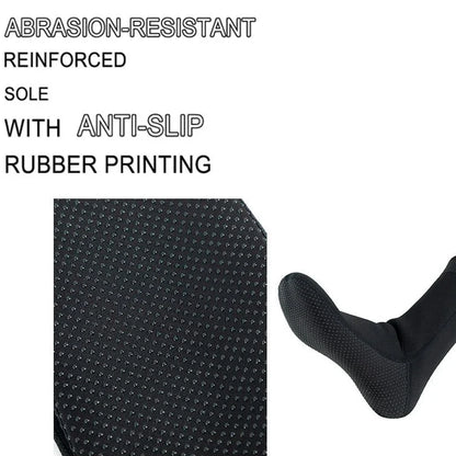 3mm/5mm Neoprene Diving Socks – Non-Slip, Warm Patchwork Wetsuit Shoes for Adults, Surfing, Swimming & Snorkeling Boots