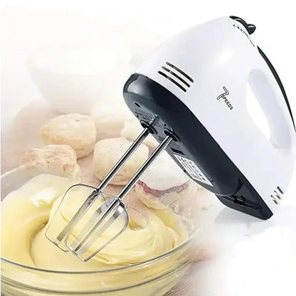 7-Speed Mini Electric Handheld Mixer – Multifunctional Blender & Egg Beater for Baking, Cream & Dough
