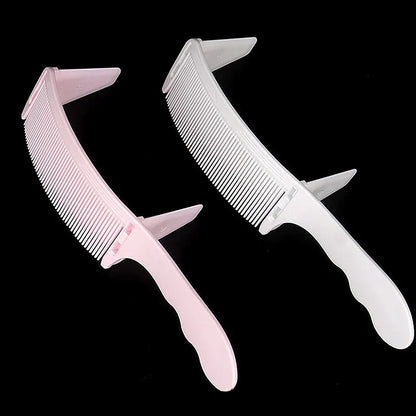 New Style Professional Barber Hair Cutting Curved Positioning Comb - Adjustable S Arc Design Hair Clipper Comb - Hairdresser Tools