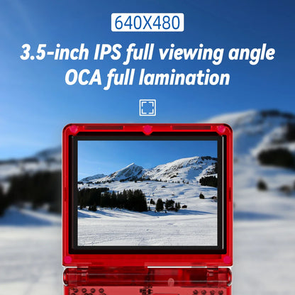 ANBERNIC RG35XXSP Flip Handheld Game Console – 3.5” IPS Display, 64GB, 64-Bit Linux, Online Play