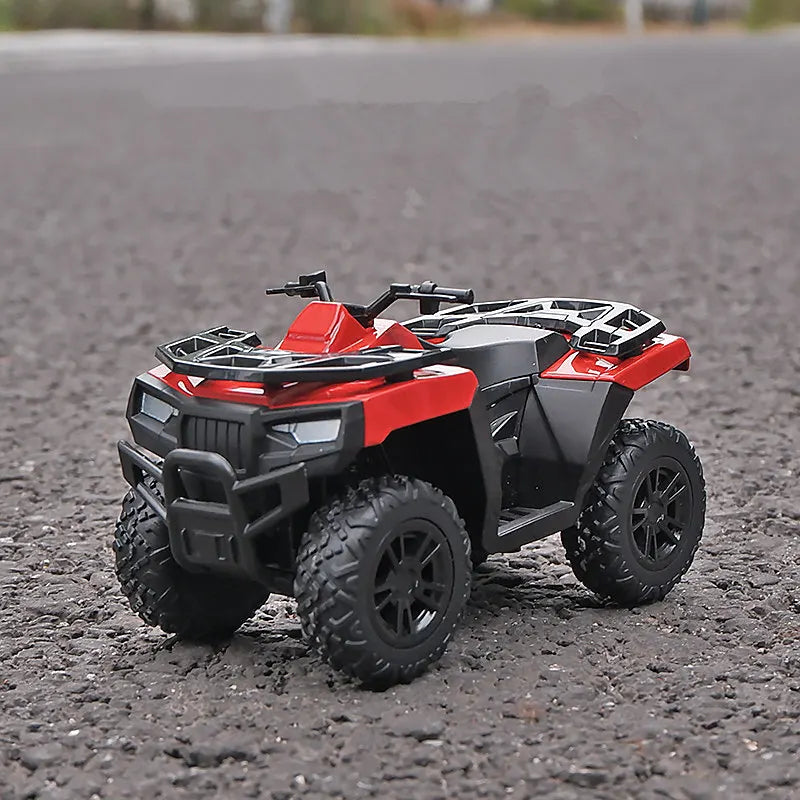 1:36 Alloy ATV Motorcycle Model – Diecast Metal Off-Road Beach Bike Toy Simulation for Kids Gift