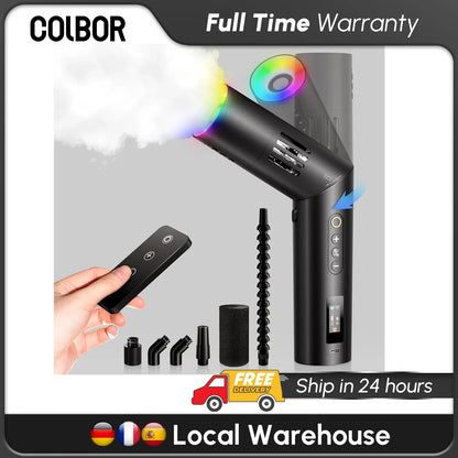 COLBOR CF5 Mini 40W Portable Fog Machine with Remote – Smoke Maker for Photography, Video Production & Special Effects