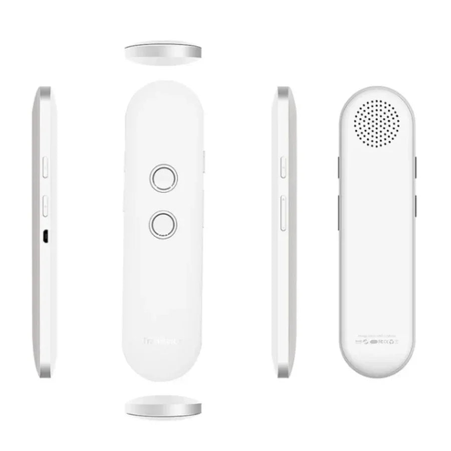 2024 T4 Portable Wireless Smart Voice Translator – 40 Languages Real-Time Two-Way Instant Translation Device with App & Bluetooth Support