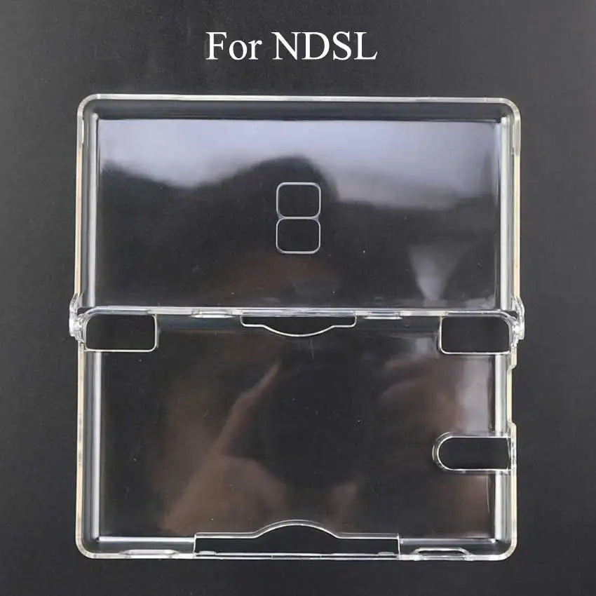 YuXi Clear Plastic Protective Case for NDSL, NDSi, New 3DS XL & GBA SP – Hard Shell Crystal Cover