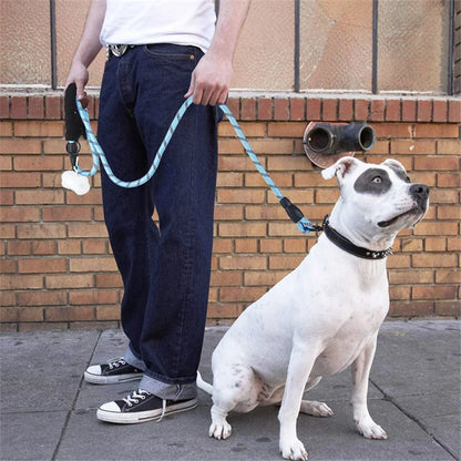 Reflective Strong Dog Leash - Available in 150/200/300cm, Long Lanyard Walking Traction Rope for Small to Large Dogs