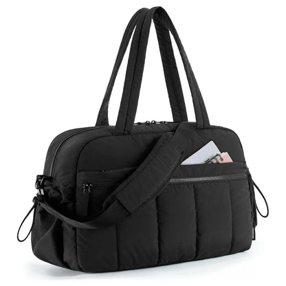 Women's Travel Duffel Bag - Waterproof Luggage with Dry Wet Separation, Gym & Weekender Bag, Cabin Bag