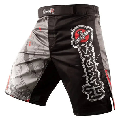 MMA Black Dragon Eagle Fight Shorts – Breathable Kickboxing Muay Thai Training Shorts, Lightweight Boxing Sports MMA Gear