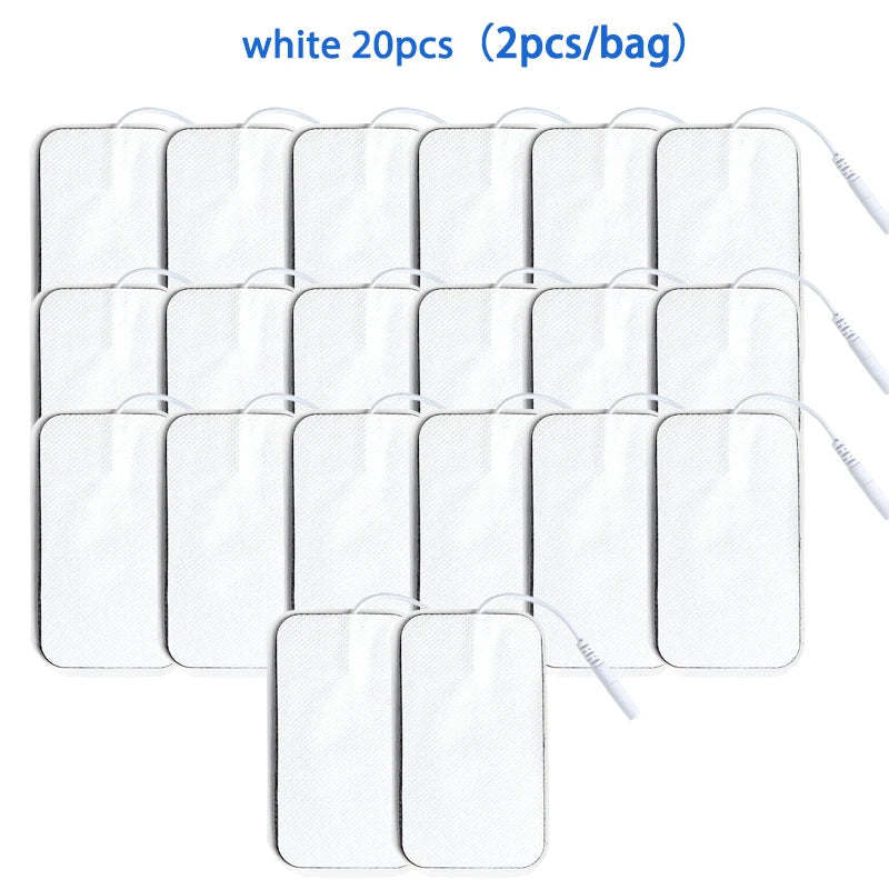 5×9cm Non-Woven Electrode Pads – 2mm Plug for TENS Muscle Stimulator & Acupuncture Machine, Gel Patch Accessories