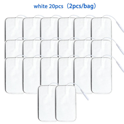 5×9cm Non-Woven Electrode Pads – 2mm Plug for TENS Muscle Stimulator & Acupuncture Machine, Gel Patch Accessories