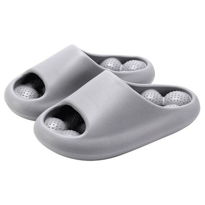 TZLDN Ergonomic EVA Bathroom Slippers - Unisex Waterproof Massage Slides with Breathable Comfort