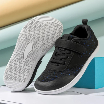 Wide Barefoot Shoes for Little & Big Kids – Boys & Girls Minimalist Sneakers, Lightweight Non-Slip Walking & Skate Flats