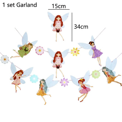 Pink Butterfly Fairy Party Tableware Set – Disposable Plates, Cups & Napkins for Birthday, Wedding & Baby Shower Decor