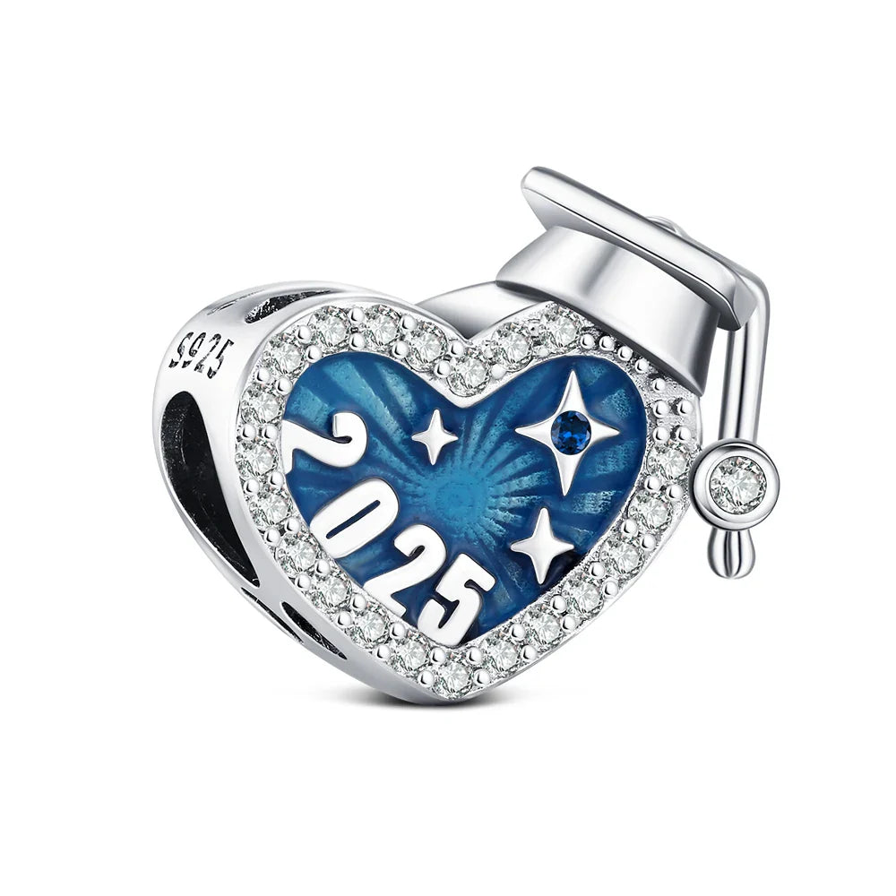 925 Sterling Silver Robot & Sea Turtle Charms Pendant — Moon Bead Bracelet Accessory, DIY Fashion Jewelry Gift for Women