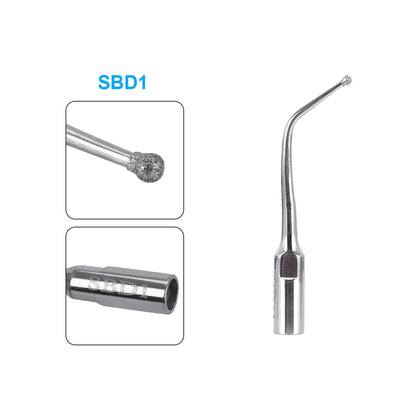 AZDENT 5pcs Dental Scaler Tips – Compatible with EMS, WOODPECKER, SATELEC, DTE, NSK Ultrasonic Scalers