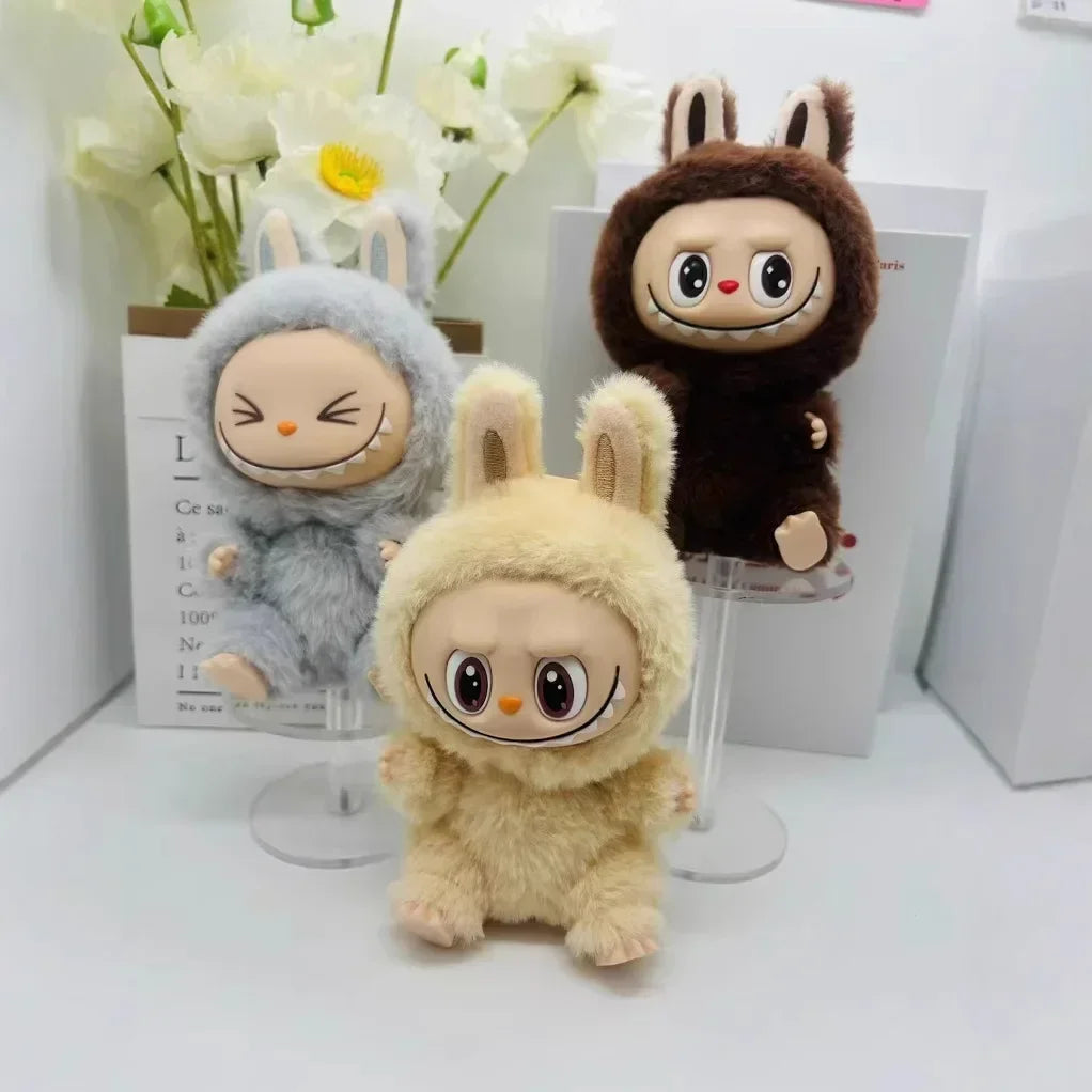 High-Quality Macaron 2 The Monsters Labubu Sitting Party Vinyl Plush Blind Box – Decorative Collectible Doll Gift
