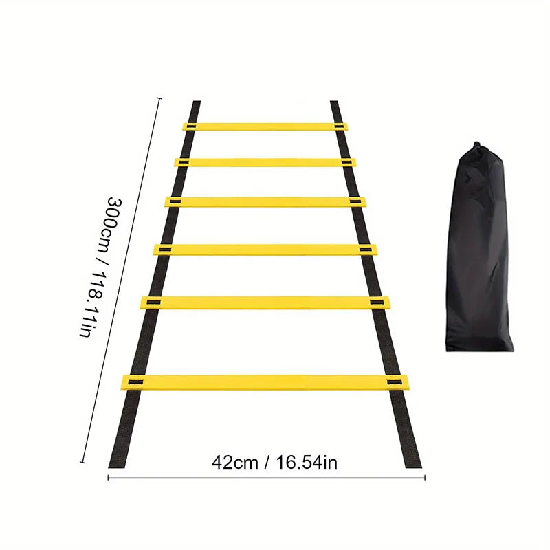 Agility Training Ladder - Nylon Speed & Flexibility Training Equipment for Football, Sports & Fitness