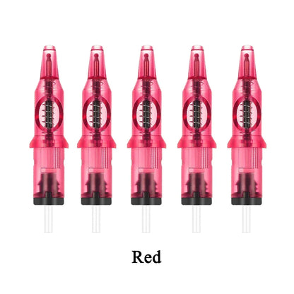 10/5PCS Ballpoint Cartridge Tattoo Needles — Practice Needles for Beginners & Designer Drawing with Tattoo Pen Machine