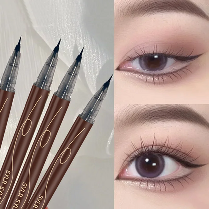 Ultra-Fine Waterproof Eyebrow Pencil & Sweat-Proof Liquid Eyeliner – Professional Dual-Purpose Durable Makeup Tool