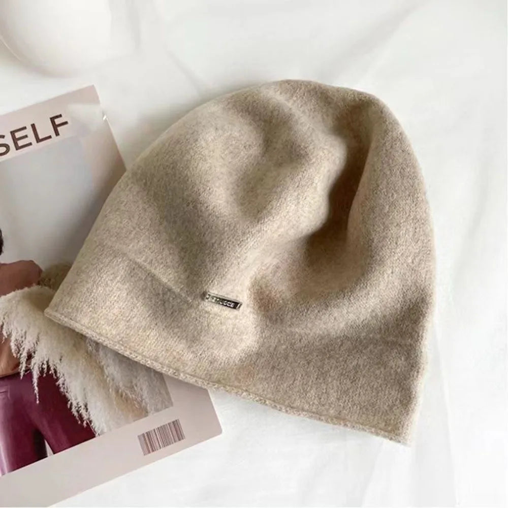 2022 Women’s Cashmere Blend Winter Hat – Soft Warm Wool Skullies, Beanies, Fedora Retro Beret, Boutique Style