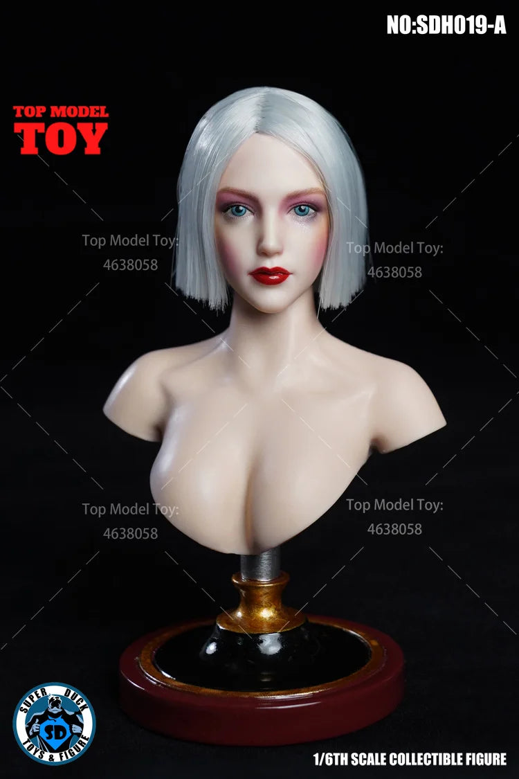 SUPER DUCK 1/6 Scale Beauty Head Sculpt — SDH018/024/027/028/030/032/042 for 12" TBL PH JO Action Figures