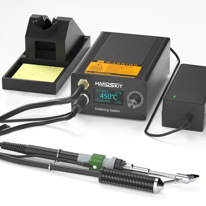 T12A Desoldering Station – Suction Tin Gun & Hot Air Gun with STM 32 Control for Precision Soldering Work