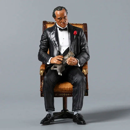 The Godfather Vito Corleone 6" Model Figure — Collectible Doll for Decoration, Toys & Holiday Gift