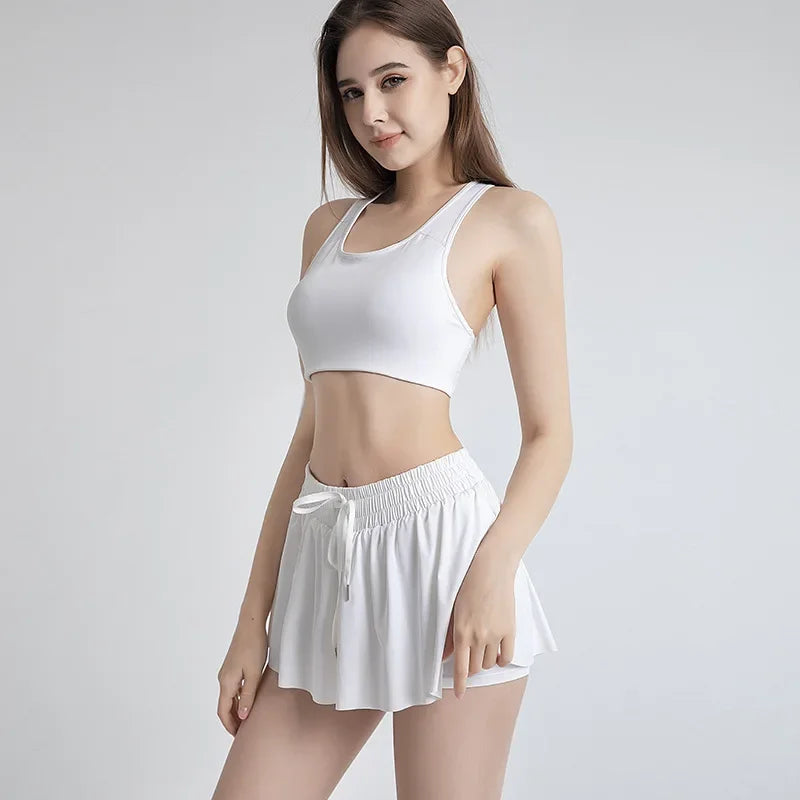 New Women’s High Waist Shorts Skirt – Breathable Summer Sports Shorts for Gym, Yoga & Activewear