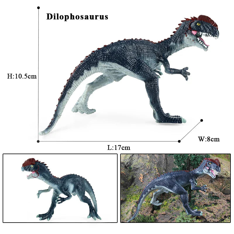 Oenux Dinosaurs World Action Figures - Savage Jurassic Collection Featuring Indominus Rex, Spinosaurus and Triceratops, Ideal Kids Gift