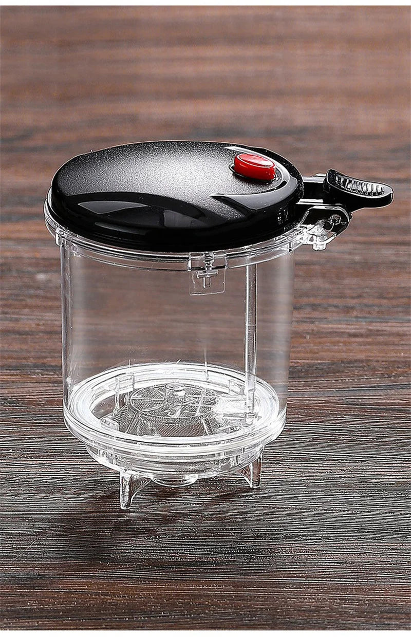 Heat-Resistant Glass Teapot with One-Click Filter – Tea & Coffee Pot, Tea Water Separation, Home Teaware Set