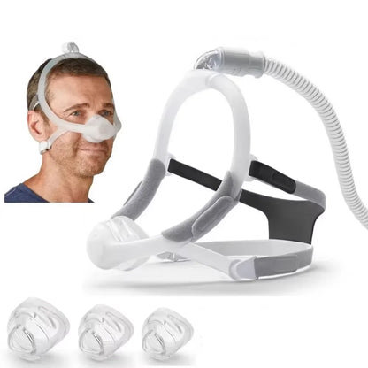 Original DreamWisp Nasal CPAP Mask with Headgear – Anti-Snoring Sleep Apnea Ventilator for Home Use