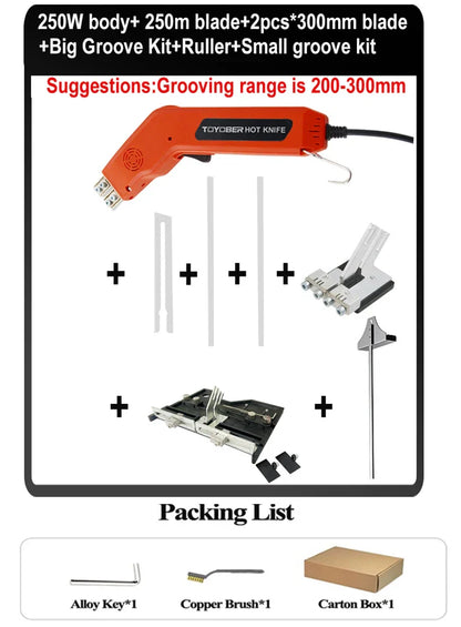 Electric Foam Cutter Hot Knife – Polystyrene, Styrofoam, Fabric, and Rope Cutting Tool for DIY Projects