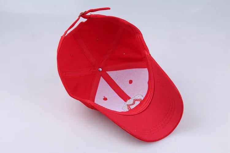 Cotton Letter M Embroidery Baseball Cap – Fashion Adjustable Sun Hat for Men & Women, Outdoor Sport Hip Hop Trucker Hat