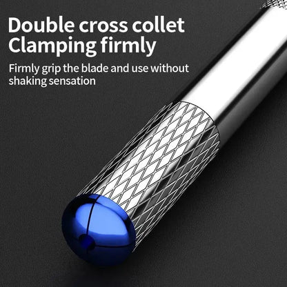 13PCS Metal Scalpel Knife Set – Portable Blue Box with 3 Handles & 10 Blades for Precision Carving, DIY & Repair Tools