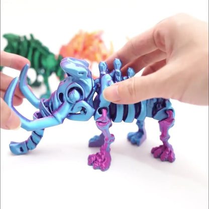 3D Printed Tyrannosaurus Rex Model - Realistic Jointed Movable Dinosaur Figure Toy & Desktop Decoration Gift