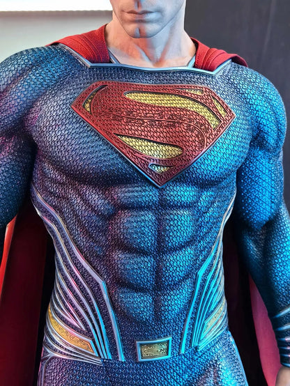 DC Series Justice League Superman GK Statue – Handmade Steel Man Collectible Model Ornament Gift