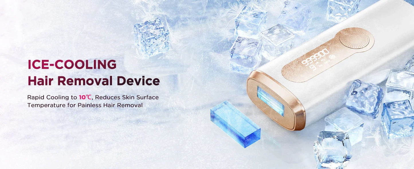 990,000 Flash IPL Laser Epilator — Permanent Painless Hair Removal for Men & Women, Body & Bikini