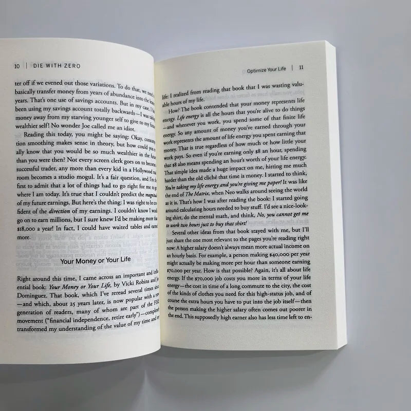 Die with Zero – Getting All You Can from Your Money and Life, English Book