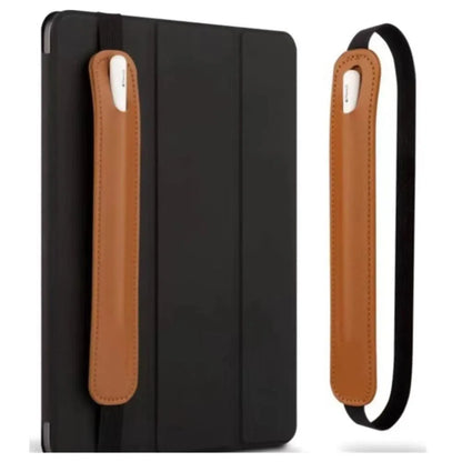 Premium PU Leather Elastic Buckle Pencil Case : Stylish Touch Screen Pen Cover for Office, Meetings, and On-the-Go Carry