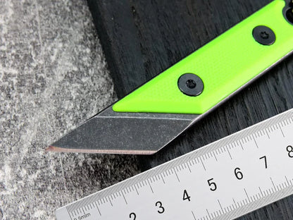 Eafengrow C1146 Fixed Blade Knife – 440C Blade, G10 Handle, EDC Neck Knife for Camping, Hiking, Fishing with Kydex Sheath