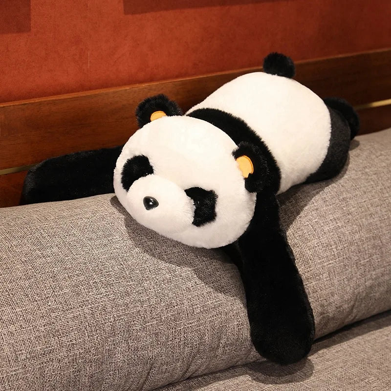60–120cm Giant Panda Plush Toy — Soft Stuffed Animal Pillow for Kids, Birthday & Christmas Gift