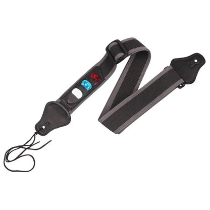 Adjustable Electric Guitar Strap – PU Leather Ends with 3 Guitar Pick Holders, for Acoustic Guitar & Bass Accessories