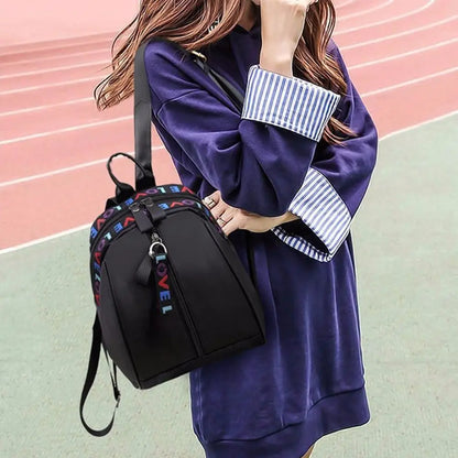 Women's Mini Backpack - Oxford Shoulder Bag for Teenage Girls, Multi-Function Small Bagpack with Phone Pouch