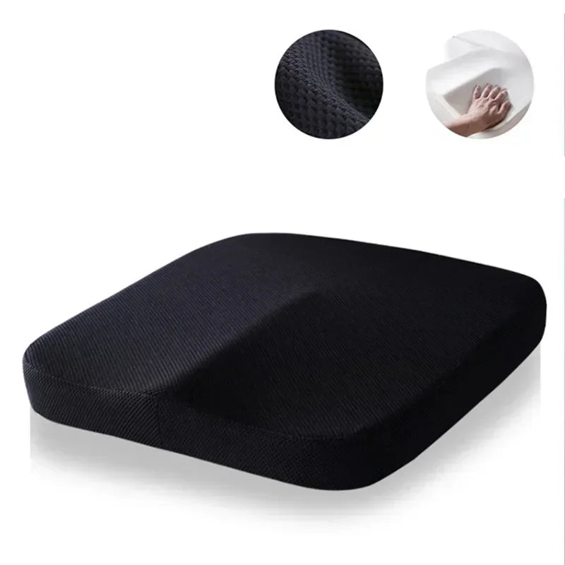 Orthopedic Memory Foam Coccyx Cushion – Non-Slip Tailbone & Sciatica Pain Relief Seat Pad for Office Chair & Car